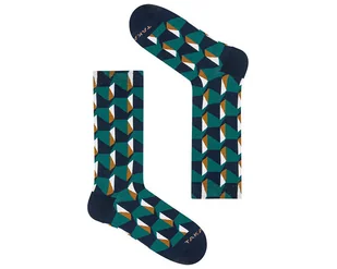 Kolorowe skarpetki - Tuwima 15m4 - Skarpetki męskie - miniaturka - grafika 1