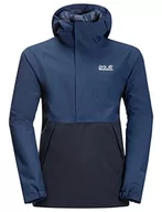 Kurtki i płaszcze dla chłopców - Jack Wolfskin Kurtka Dziecięca Uniseks Flaze Smock K, Dark Indigo, 116 - miniaturka - grafika 1