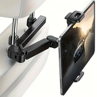 TEMU Podgłówek samochodowy uchwyt na tablet do telefonu, kompatybilny z tabletami, odpowiedni do urządzeń 4,7-12,9 cala, bezpieczne i regulowane - Inne - miniaturka - grafika 1