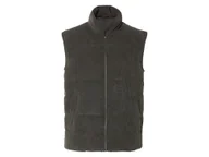 Kamizelki męskie - LIVERGY® Męska kamizelka sztruksowa z wysoką stójką (Szary, M (48/50)) - miniaturka - grafika 1