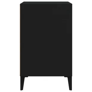 Lumarko Szafka na buty, czarna, 102x36x60 cm, materiał drewnopochodny - Szafki na buty - miniaturka - grafika 5