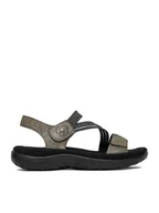 Sandały damskie - Rieker Sandały CEO-64870-42 Szary - miniaturka - grafika 1