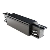 Lampy pozostałe - TRINITY łącznik liniowy czarny do szyny 3-fazowej natynkowej - miniaturka - grafika 1