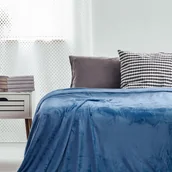 Koce - Decoking BLA/MIC/INDIGO/150x200 BLA/MIC/IND/150 - miniaturka - grafika 1