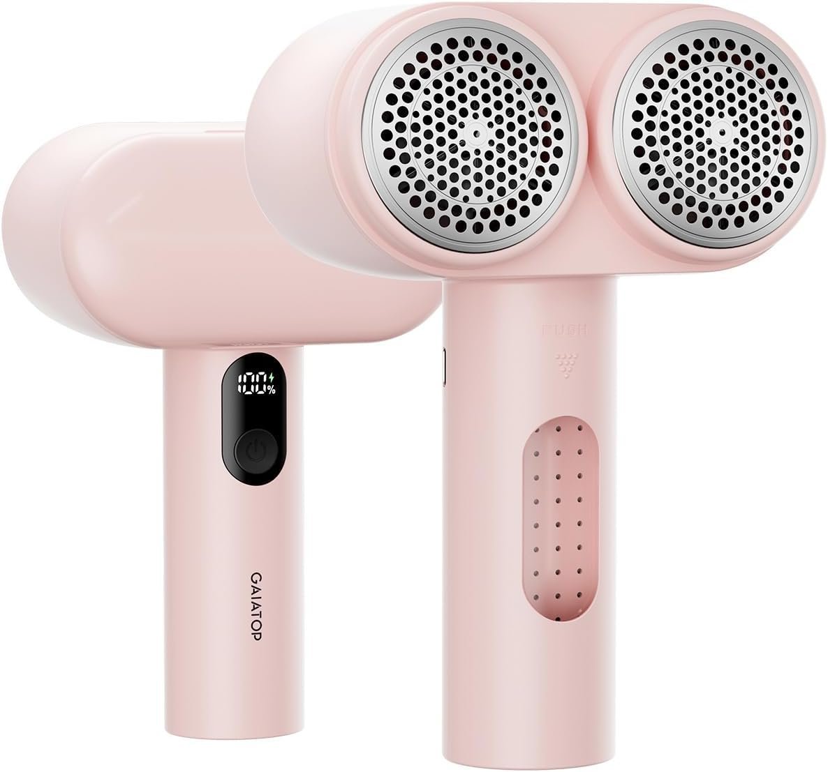 GOLARKA DO UBRAŃ SWETRÓW RÓŻOWA DWIE GŁOWICE AKUMULATOROWA DUŻA MOCNA