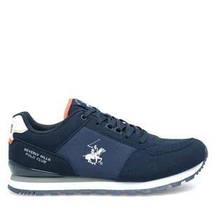 Sneakersy Beverly Hills Polo Club MP07-01450-04B Granatowy - Sneakersy męskie - miniaturka - grafika 1