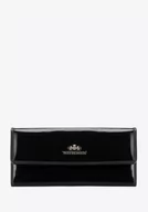 Portfele - Duży portfel damski rozkładany ze skóry lakierowanej - miniaturka - grafika 1