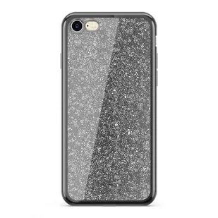 ERT GROUP Etui na telefon komórkowy iPhone 7 Plus/ 8 Plus, z brokatem elektrycznym, czarne - Etui i futerały do telefonów - miniaturka - grafika 1