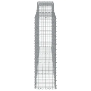 Kosze gabionowe, 10 szt, 400x50x160/180cm, galwanizowane żelazo Lumarko! - Ogrodzenia Kosze gabionowe, 10 szt, 400x50x160/180cm, galwanizowane żelazo Lumarko! - Ogrodzenia - miniaturka - grafika 6