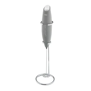 Spieniacz do mleka na stojaku, 23 cm, szary CI-103175 - Spieniacze do mleka - miniaturka - grafika 1