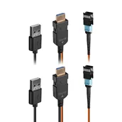 Kable światłowodowe - Lindy 38360 kabel InfiniBand / światłowodowy 100 m MPO Wielobarwny - miniaturka - grafika 1