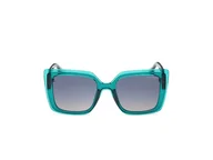 Okulary przeciwsłoneczne - Guess GU7908 Okulary przeciwsłoneczne, damskie, Shiny Dark Green (zielony), jeden rozmiar - miniaturka - grafika 1