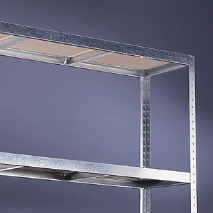 META Regał półkowy, nośność 600 kg, 2500x1800x650 mm, podstawowy 51284 - Szafy i regały magazynowe - miniaturka - grafika 4