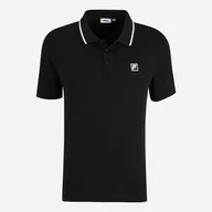 Koszulki męskie - Koszulka polo męska elegancka Fila FAM0319-80010 M Czarna (4064556414939) - miniaturka - grafika 1