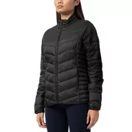 Kurtki i kamizelki sportowe damskie - Kurtka 4F H4Z22KUDP00220S - czarna - miniaturka - grafika 1