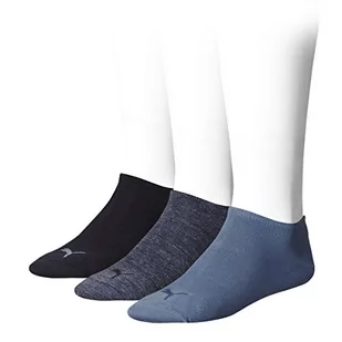 PUMA Skarpety do sneakersów unisex (3 pary), niebieski (Denim Blue), 73 EU - Skarpetki damskie - miniaturka - grafika 1