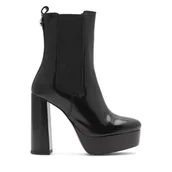 Botki damskie - Botki Eva Minge LUGO-111070 Czarny - miniaturka - grafika 1