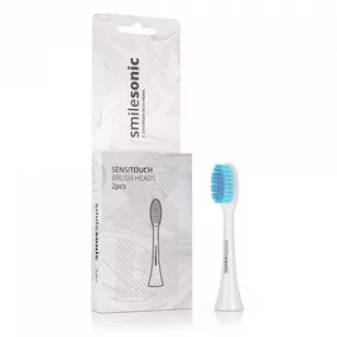 SmileSonic KOŃCÓWKI DO ZĘBÓW WRAŻLIWYCH SMILESONIC EX / GO - SENSITOUCH białe 2 SZT. - Końcówki do szczoteczek elektrycznych - miniaturka - grafika 1
