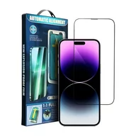 Szkła hartowane na telefon - Tempered 5d Full Glue Glass do iPhone 13 Pro Max / 14 Plus czarny + aplikator - miniaturka - grafika 1