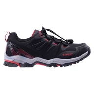Buty dla dziewczynek - Buty Hi-Tec Hagas Teen Jr 92800598011 czarne - miniaturka - grafika 1