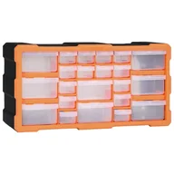Skrzynki i torby narzędziowe - vidaXL vidaXL Organizer z 22 szufladkami 49x16x25,5 cm 147583 147583 - miniaturka - grafika 1