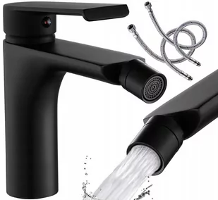 Rea Bateria bidetowa Hass Black B9965 - Baterie bidetowe - miniaturka - grafika 1