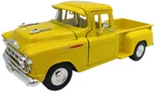 Samochody i pojazdy dla dzieci - Chevy 3100 Stepside Pickup 1957 model 1:24 Motormax 79381 zółty - miniaturka - grafika 1