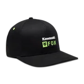 Czapki damskie - Czapka z Daszkiem FOX Kawasaki Flexfit CzarnyS/M - miniaturka - grafika 1