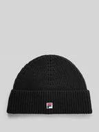 Czapki damskie - Czapka beanie z wyhaftowanym logo model ‘BIELLA’ - miniaturka - grafika 1