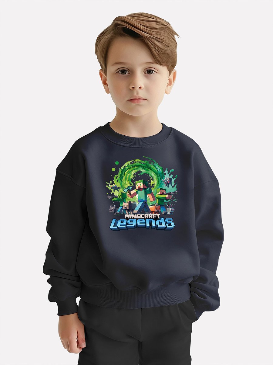 BLUZA DZIECIĘCA MINECRAFT LEGENDS 146-152 MŁODZIEŻOWA WZORY PREZENT JAKOŚĆ