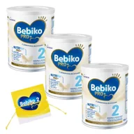 Mleko modyfikowane - Bebiko Zestaw Pro+ 2 Mleko następne dla niemowląt powyżej 6. miesiąca życia + bransoletka gratis 3 x 700 g + 1 szt. - miniaturka - grafika 1