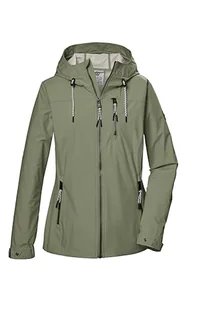G.I.G.A. DX Damska kurtka softshellowa/kurtka outdoorowa z kapturem GS 74 WMN SFTSHLL JCKT, blada oliwka, 44, 43052-000 - Kurtki damskie - miniaturka - grafika 1