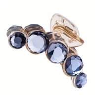 Ozdoby do włosów - TEMU 1 szt. Damska koreańska spinka do włosów z kryształkami, średniej wielkości, modna spinka w stylu europejskim i amerykańskim, wodoodporna spinka - miniaturka - grafika 1