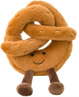 Pluszowa maskotka w kształcie jedzenia Precel Precelek Uroczy Miękki Miś - Maskotki i pluszaki - miniaturka - grafika 1