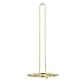Stojaki na ręczniki papierowe - Stojak na ręcznik kuchenny okrągły złoty DUNCAN 15x35 cm - miniaturka - grafika 1
