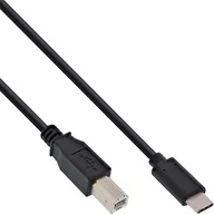 Kable USB - InLine Kabel USB USB C USB B M/M Czarny 3m 35763 - miniaturka - grafika 1