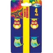 Zakładki do książek - CENTRUM Zakładka magnetyczna do książki 4szt mix - Centrum - miniaturka - grafika 1