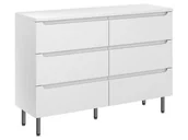 Szafki łazienkowe - Szafka Stojąca Z Blatem ETH 120 cm S Lewa - Biały Mat - miniaturka - grafika 1