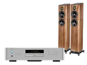 Zestawy stereo - Rotel RA-1572 MkII (srebrny) + FS408.2 (orzech) - miniaturka - grafika 1