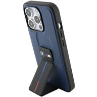 Etui i futerały do telefonów - BMW BMHCP15LGSPBIV iPhone 15 Pro 6.1" granatowy/navy hardcase M Grip Stand Bicolor - miniaturka - grafika 1