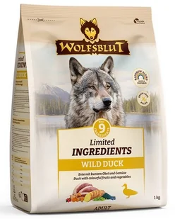 Wolfsblut Dog Limited Ingredients Wild Duck kaczka i ziemniaki 1kg - Sucha karma dla psów - miniaturka - grafika 1