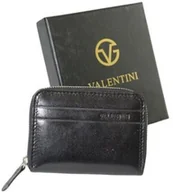 Portfele - Portfel Skórzany Bułeczka VALENTINI Skóra Licowa Suwak 987 1228 10,5 x 8 x 2 [cm] - miniaturka - grafika 1