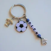 Breloki - Brelok Breloczek Dokluczy Piłka Nożna Piłkarz Imię - miniaturka - grafika 1