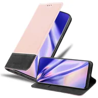 Etui i futerały do telefonów - Etui Cadorabo do Samsung Galaxy S20 ULTRA w kolorze ROSÉ GOLD BLACK z magnetycznym zapięciem, funkcją podstawki i miejscem na kartę Etui ochronne Etui z klapką w stylu książki - miniaturka - grafika 1
