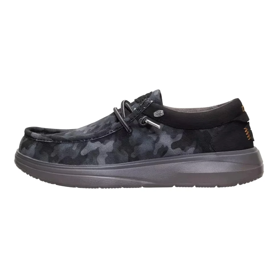 HeyDude Mokasyny Buty Wsuwane Wally Comf Worn Twill 41