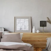 Lampy stojące - Luminex Lampa stołowa Kamil z plecionym metalowym kloszem - miniaturka - grafika 1