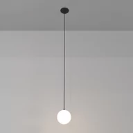 Lampy sufitowe - Lampa wisząca Luna P039PL-5W3K-10-B Maytoni LED 5W 3000K nad stół biała czarna - miniaturka - grafika 1