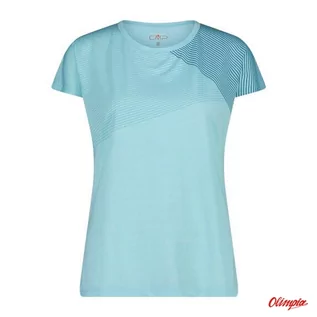 Koszulki i topy damskie - Koszulka damska CMP Campagnolo T-SHIRT - Acqua - grafika 1