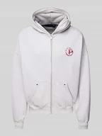 Bluzy męskie - Bluza rozpinana o kroju oversized z nadrukiem z logo model ‘RIGAD’ - miniaturka - grafika 1