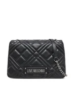 Torebki damskie - LOVE MOSCHINO Torebka JC4153PP1MLA000B Czarny - miniaturka - grafika 1